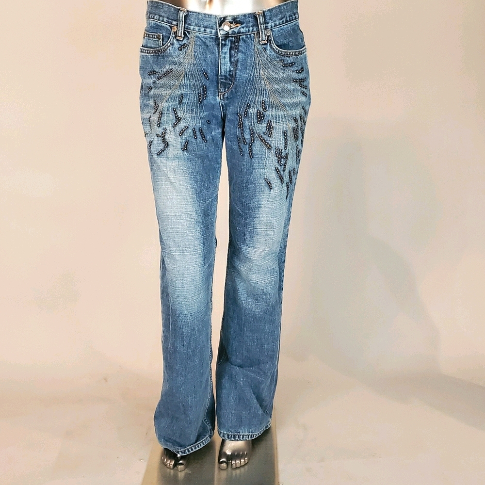 COPY - Express Vintage Y2K Distressed Studded Jeans